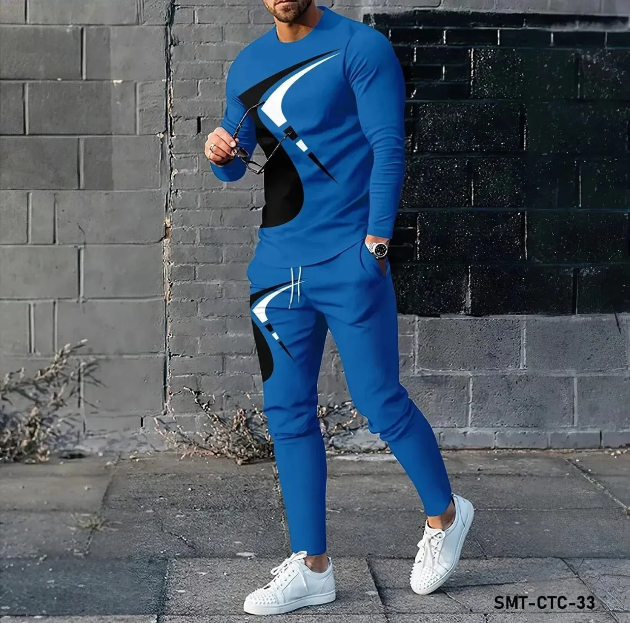 New Fashion full Sleeves T-Shirt & Full Pant Combo (Set) for Man