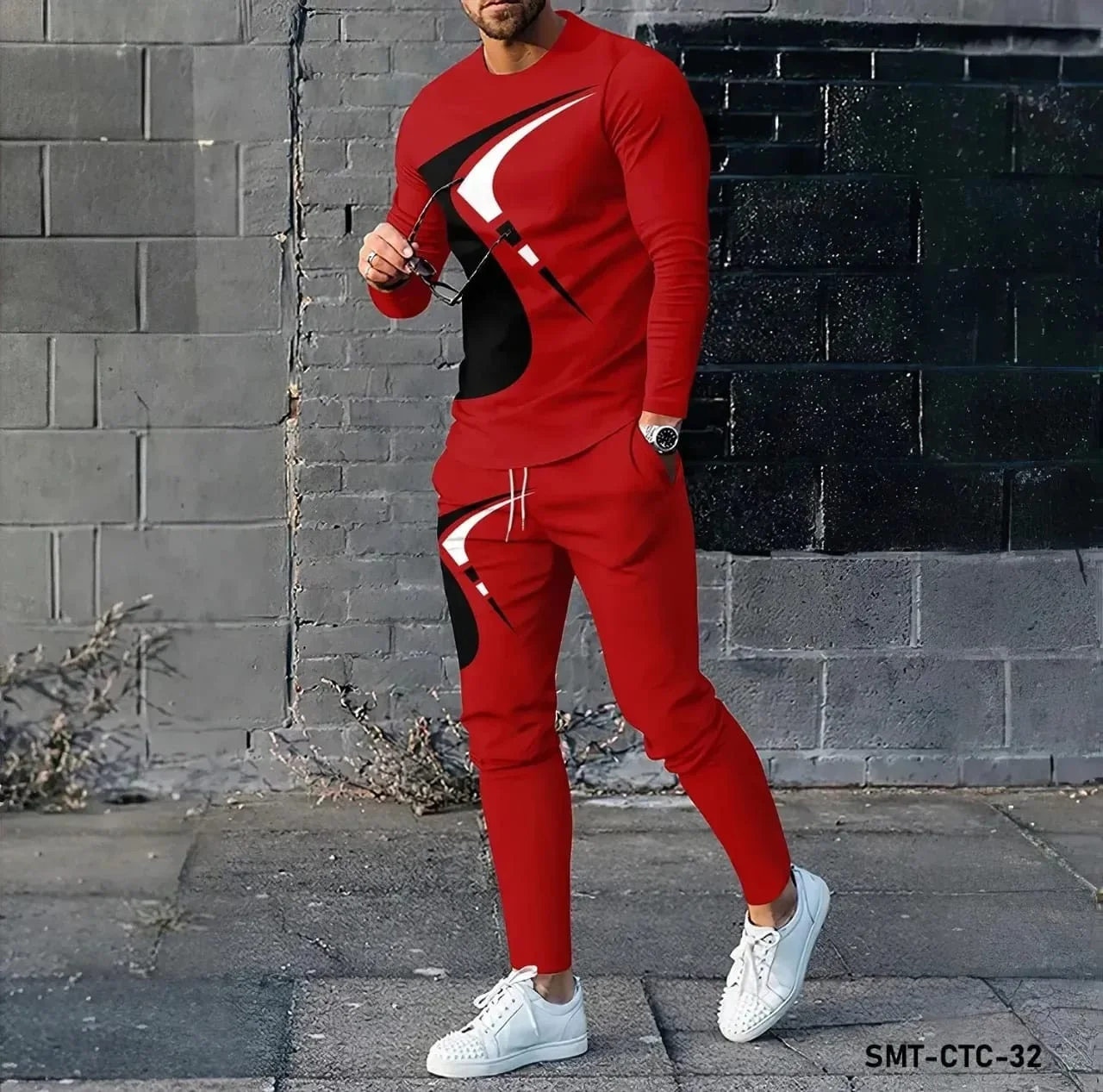 New Fashion full Sleeves T-Shirt & Full Pant Combo (Set) for Man