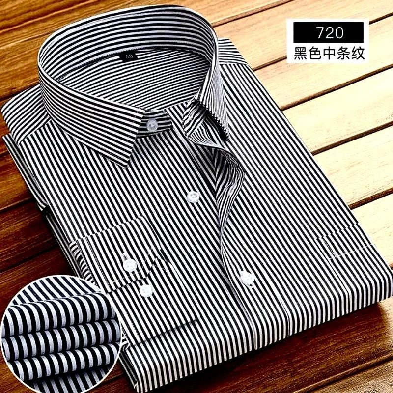 Premium Quality Formal Shirt - Black Stripe.
